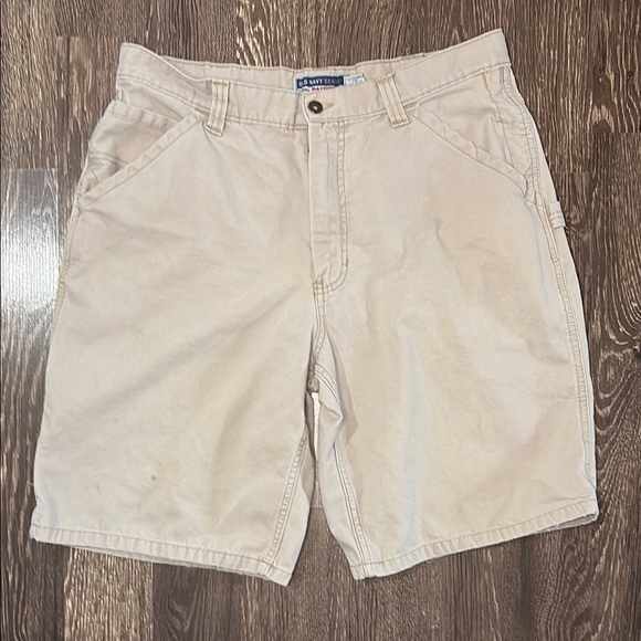 Old Navy Men's khaki cargo Shorts size 36 waist - Picture 1 of 11